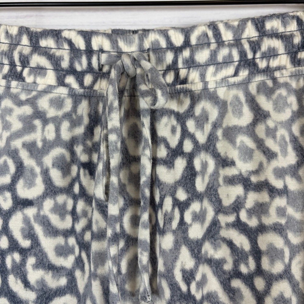 Soma Cool Nights Gray Animal Print Pajama Pants - Picture 2 of 16
